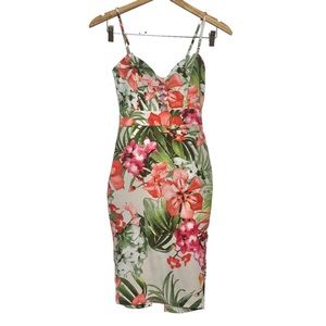 FASHION NOVA Tropical Floral Bodycon Dress